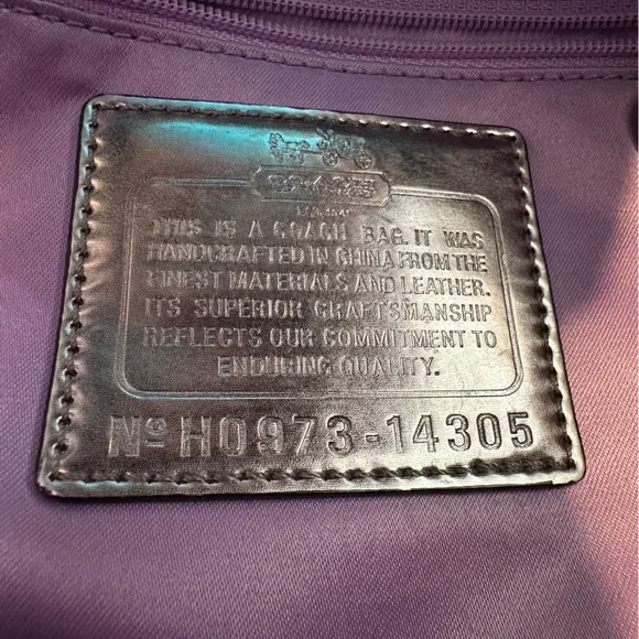 Coach Black Monogram Purse - Picture 10 of 10